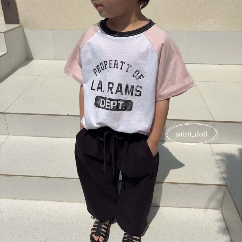 Saint Doll - Korean Children Fashion - #Kfashion4kids - Raglan English Letter Tee - 9