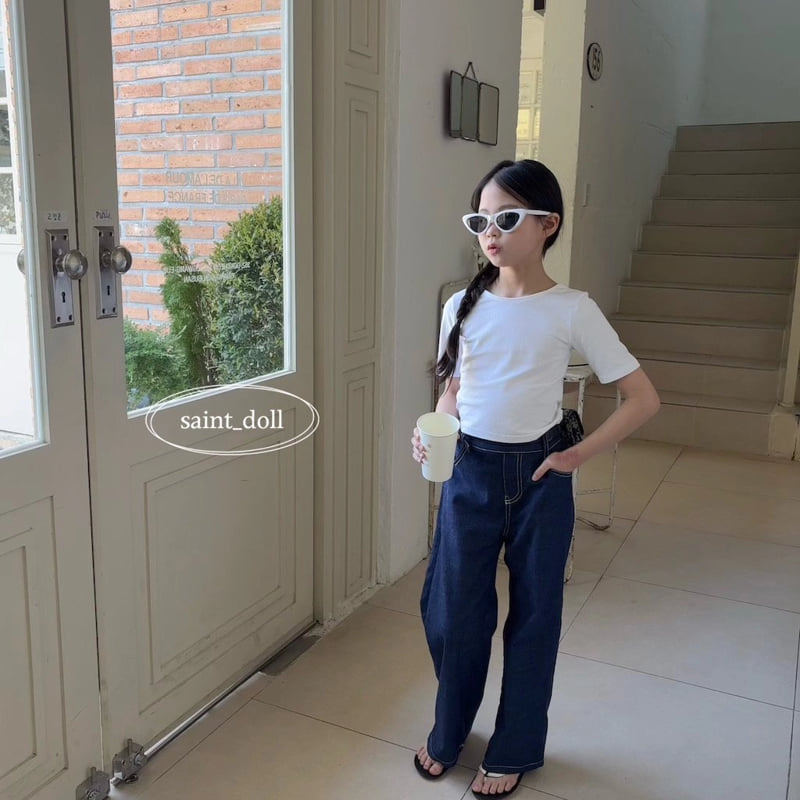 Saint Doll - Korean Children Fashion - #Kfashion4kids - Backless Short Sleeve Tee - 3