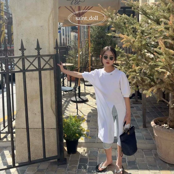 Saint Doll - Korean Children Fashion - #Kfashion4kids - Slit Long Tee - 8
