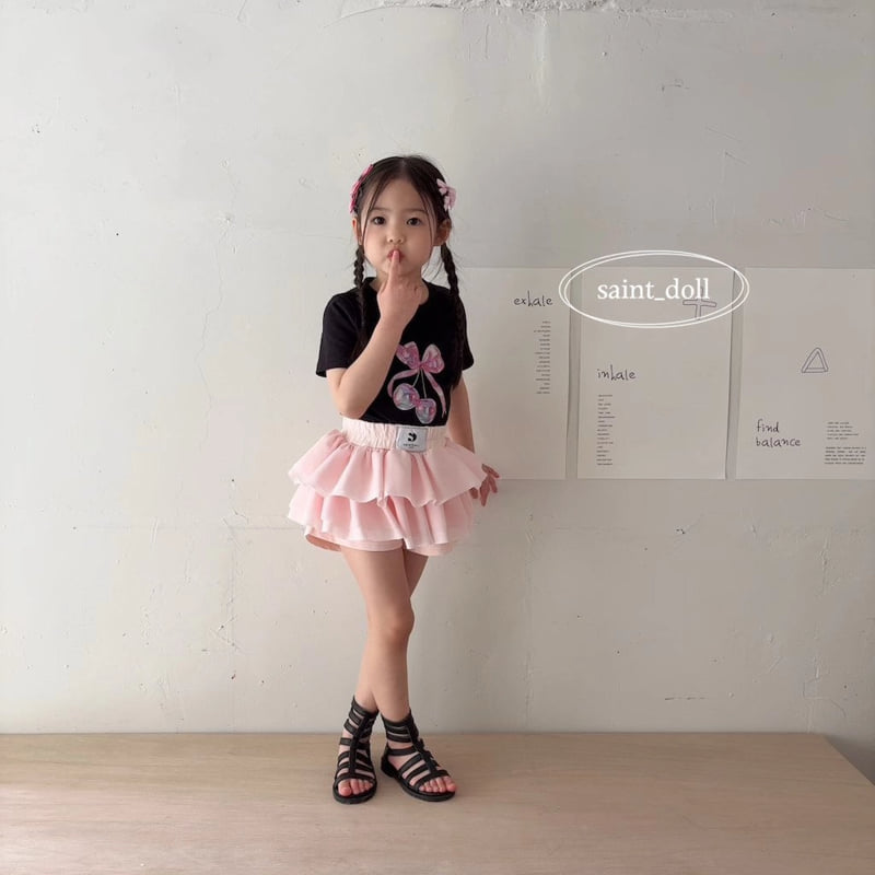 Saint Doll - Korean Children Fashion - #kidzfashiontrend - Bling Cherry Tee - 4