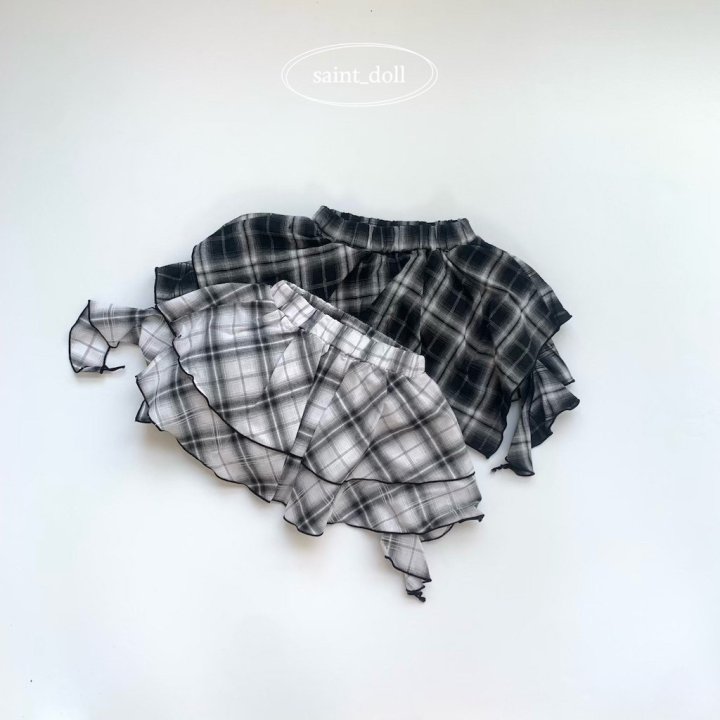 Saint Doll - Korean Children Fashion - #Kfashion4kids - Checked Skirt - 3