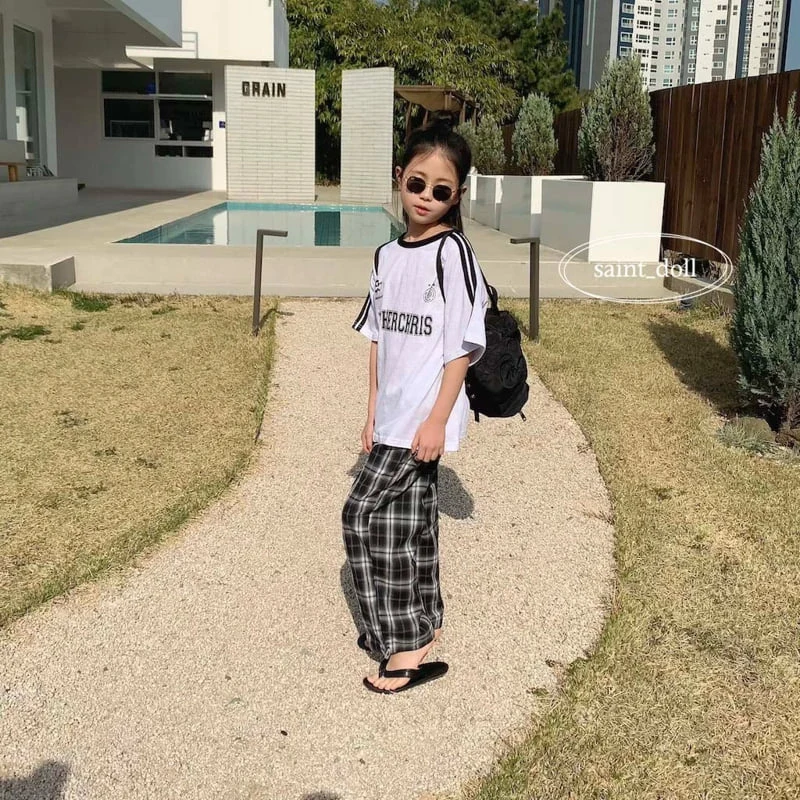 Saint Doll - Korean Children Fashion - #stylishchildhood - Two-Line Uniform Tee - 4