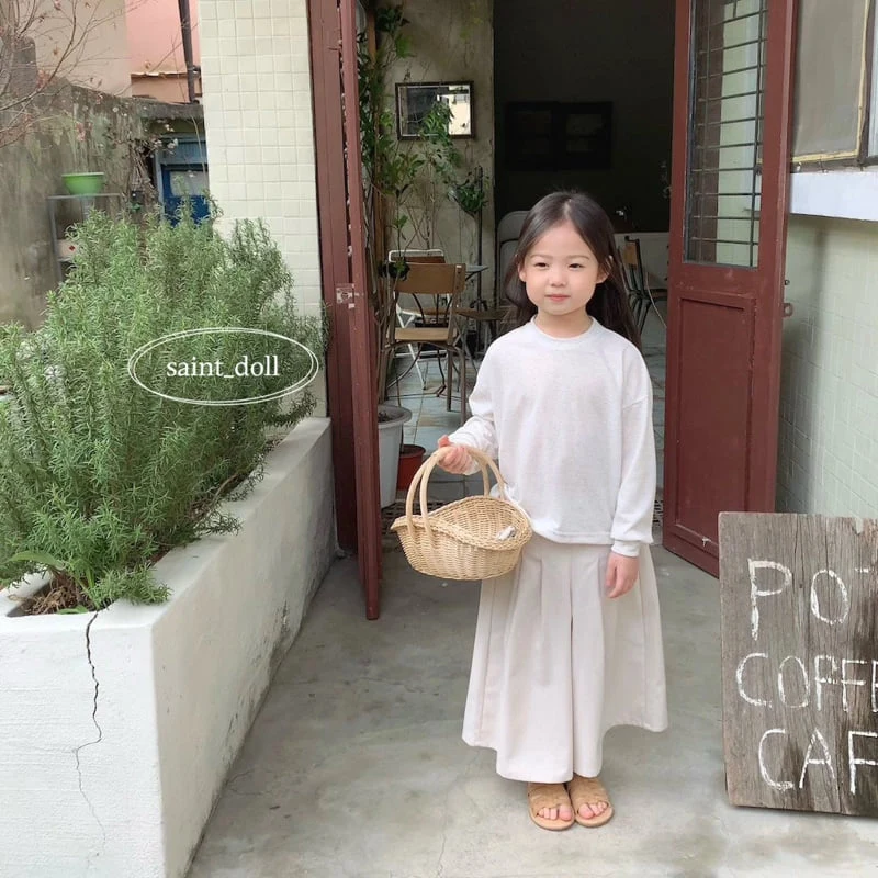 Saint Doll - Korean Children Fashion - #childofig - Linen Long Sleeve Tee - 4