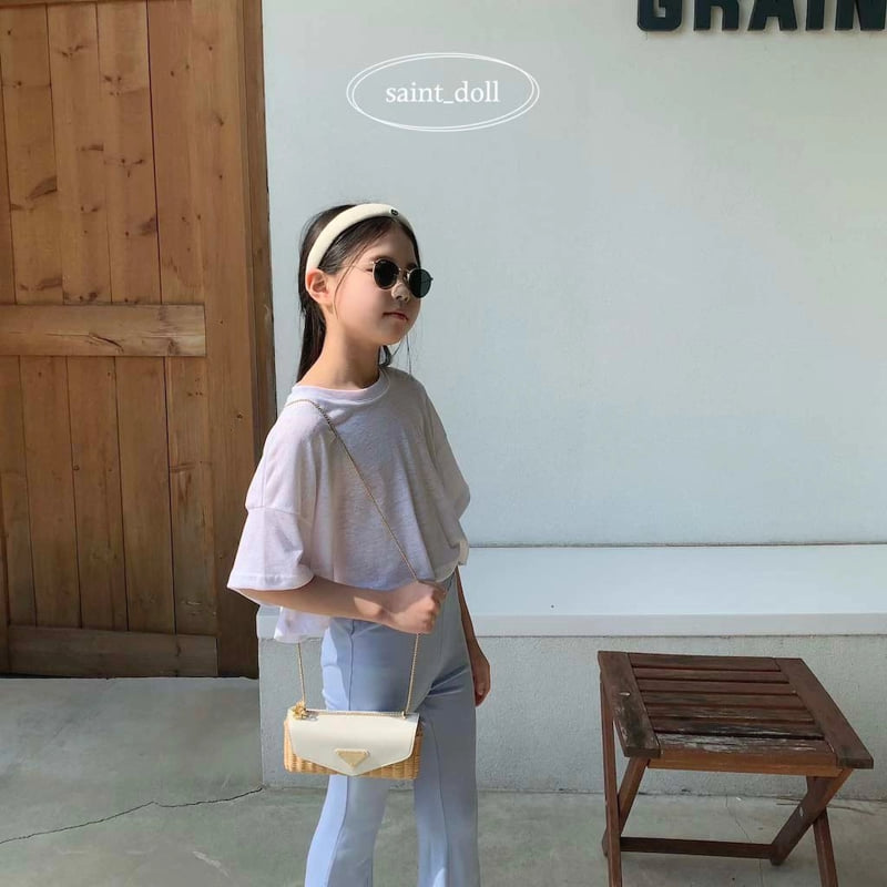 Saint Doll - Korean Children Fashion - #childofig - Linen Crop Tee - 9