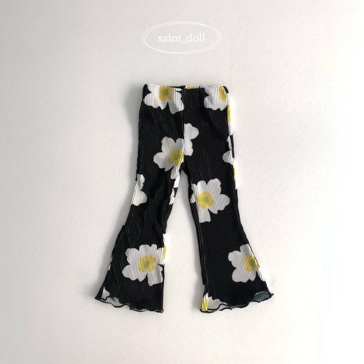 Saint Doll - Korean Children Fashion - #childofig - Big Flower Pants - 3