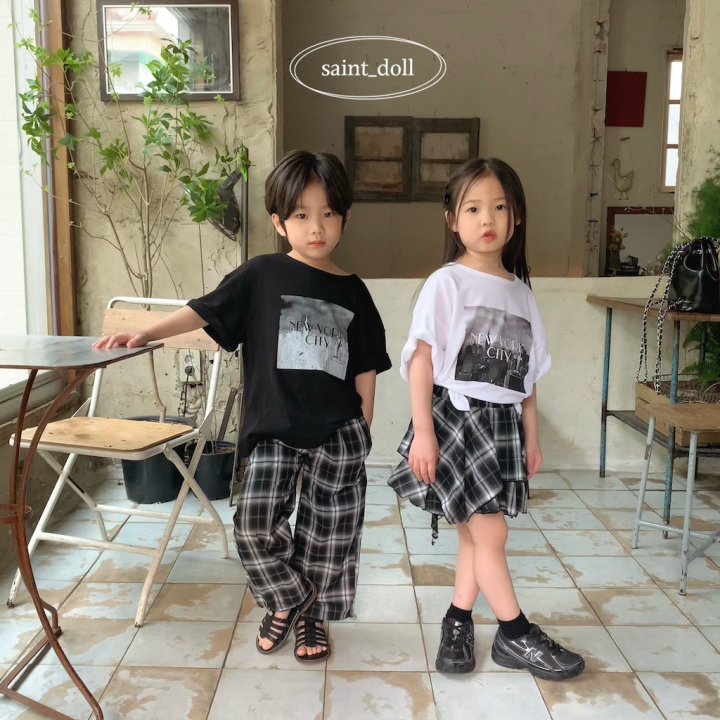 Saint Doll - Korean Children Fashion - #childofig - Checked Skirt - 11