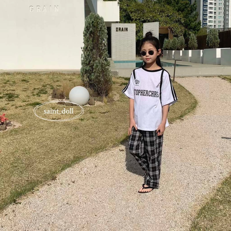 Saint Doll - Korean Children Fashion - #childrensboutique - Two-Line Uniform Tee - 5