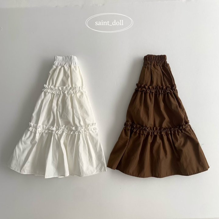 Saint Doll - Korean Children Fashion - #childrensboutique - Frill Cancan Long Skirt
