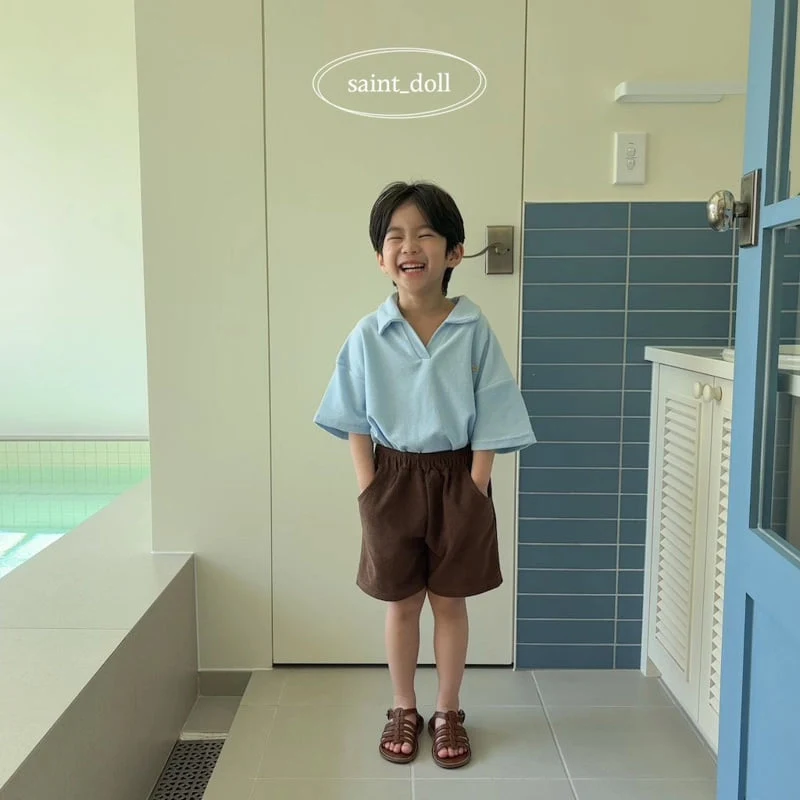 Saint Doll - Korean Children Fashion - #childrensboutique - Terry Collar Tee - 3