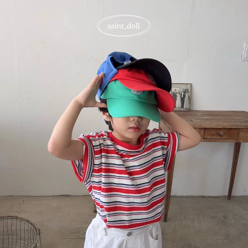 Saint Doll - Korean Children Fashion - #designkidswear - Loose Stripe Tee - 10