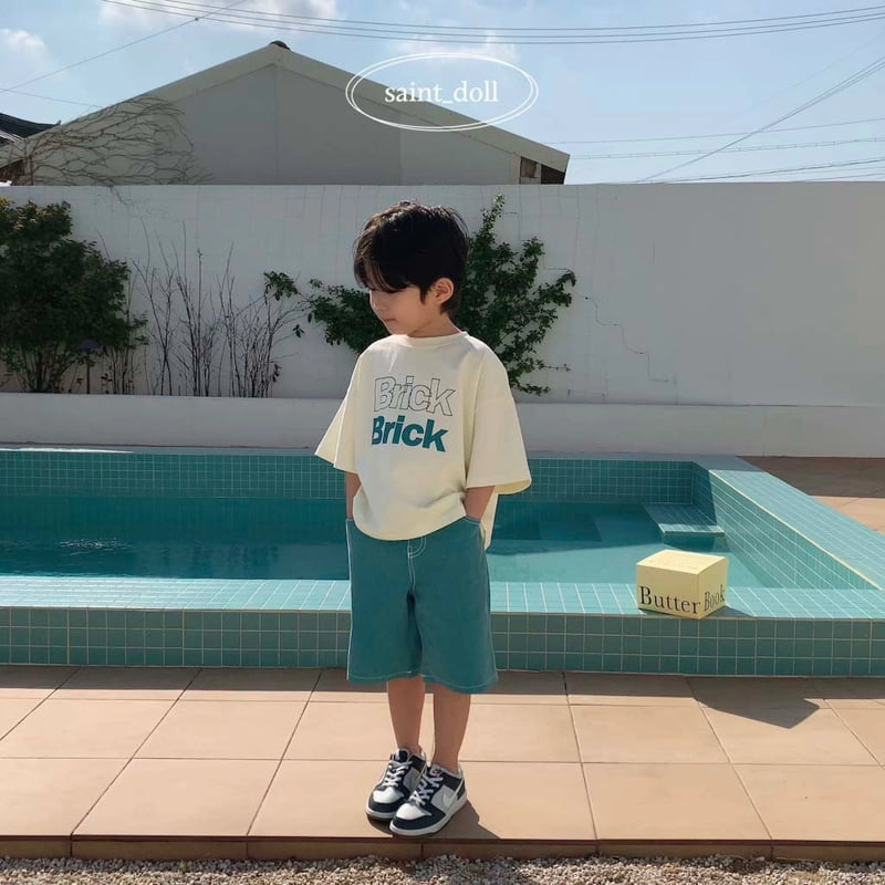 Saint Doll - Korean Children Fashion - #childrensboutique - BRICK Tee - 4