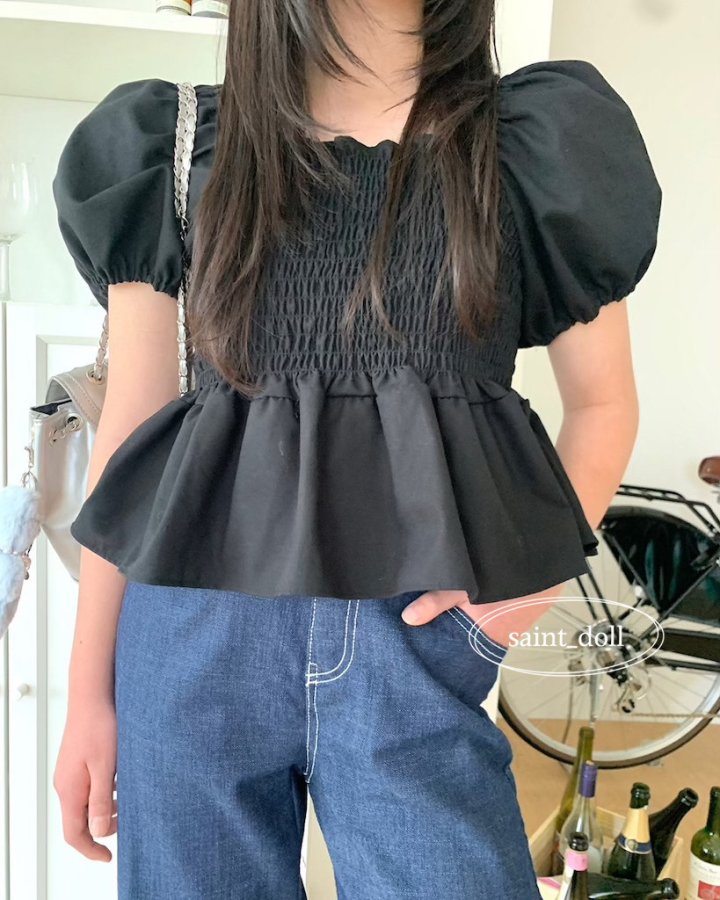 Saint Doll - Korean Children Fashion - #designkidswear - Pom Pom Blouse - 8