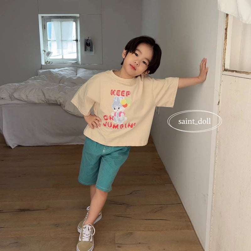 Saint Doll - Korean Children Fashion - #designkidswear - Jumping Rabbit Tee - 7