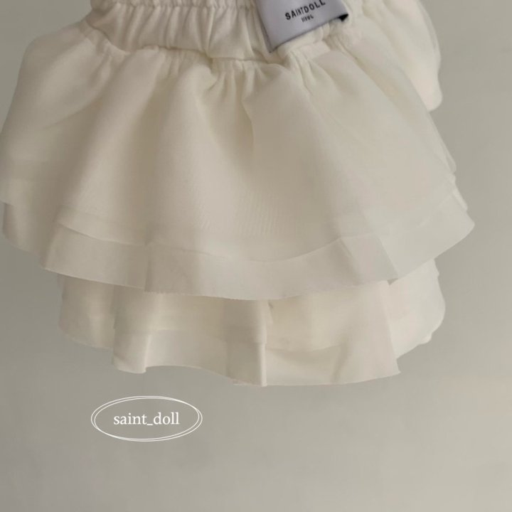Saint Doll - Korean Children Fashion - #designkidswear - Petite Frill Half Pants - 3