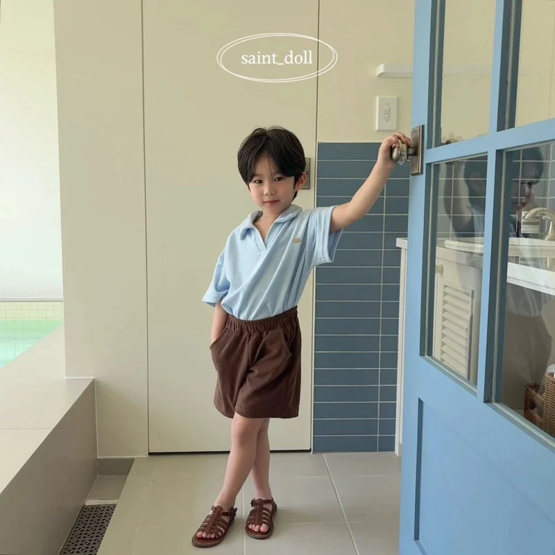 Saint Doll - Korean Children Fashion - #childrensboutique - Terry Collar Tee - 4