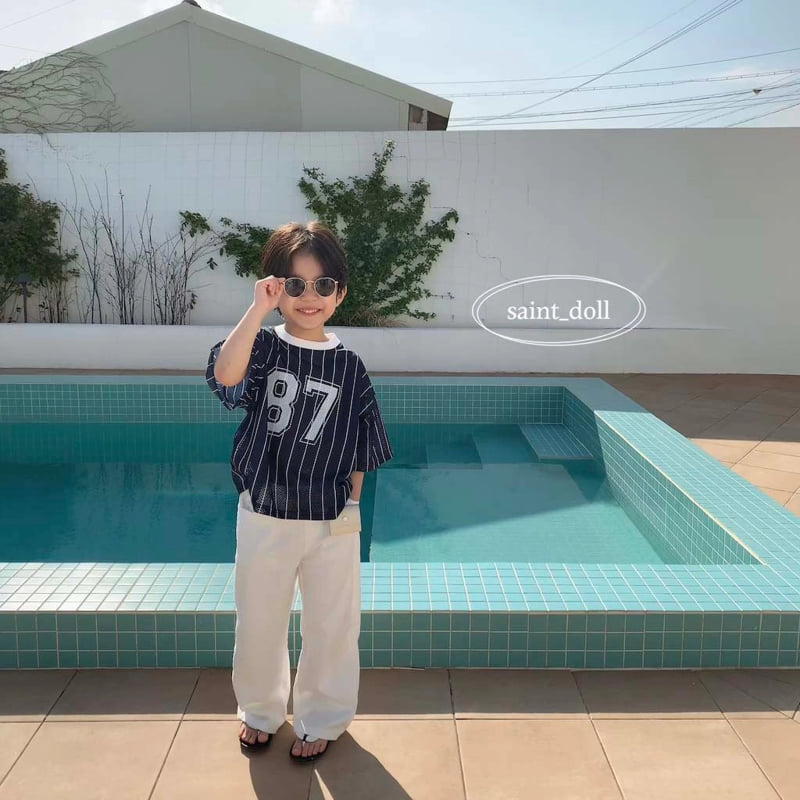 Saint Doll - Korean Children Fashion - #designkidswear - Mesh Tee - 3