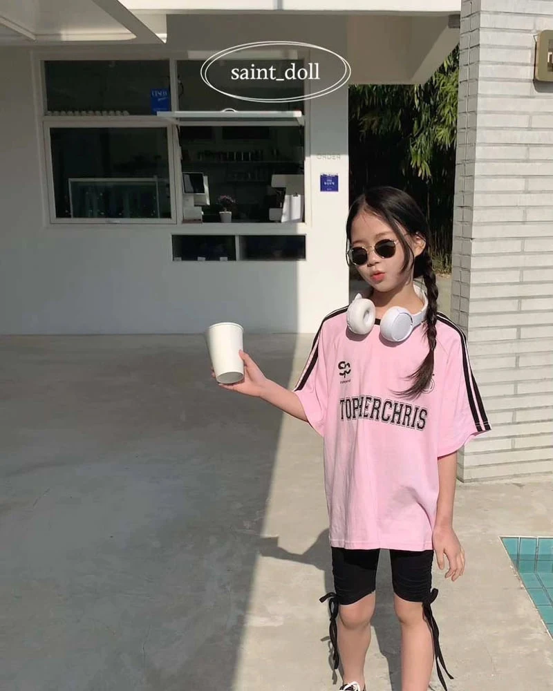 Saint Doll - Korean Children Fashion - #discoveringself - Two-Line Uniform Tee - 7