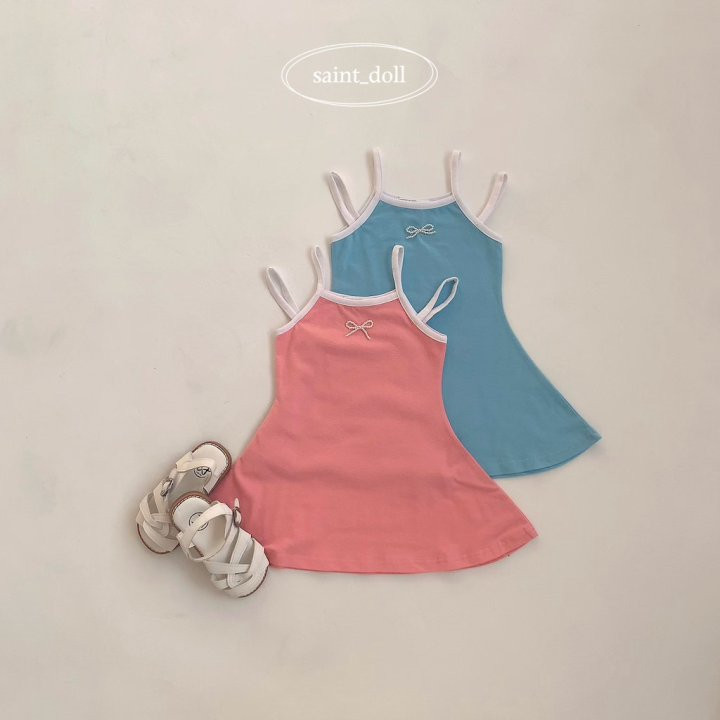 Saint Doll - Korean Children Fashion - #discoveringself - Pearl Ribbon One-Piece