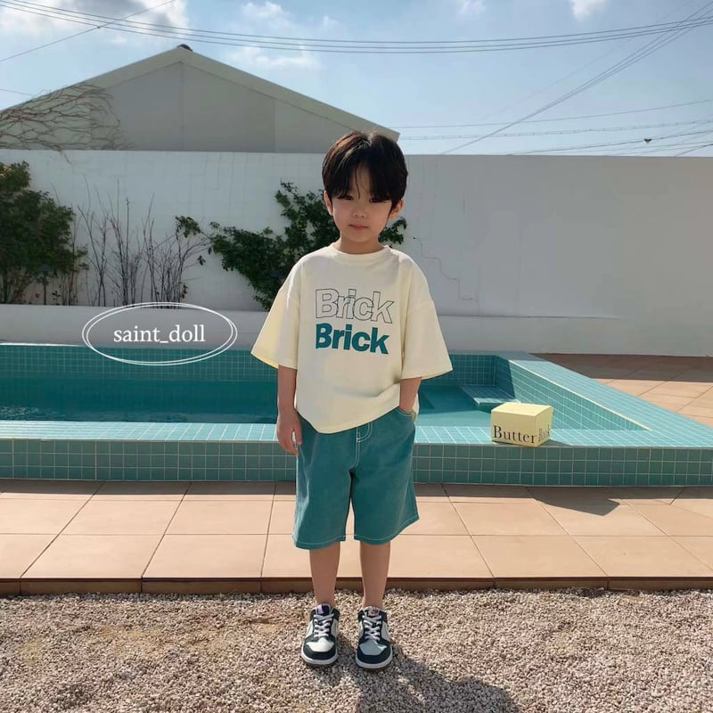 Saint Doll - Korean Children Fashion - #discoveringself - BRICK Tee - 5