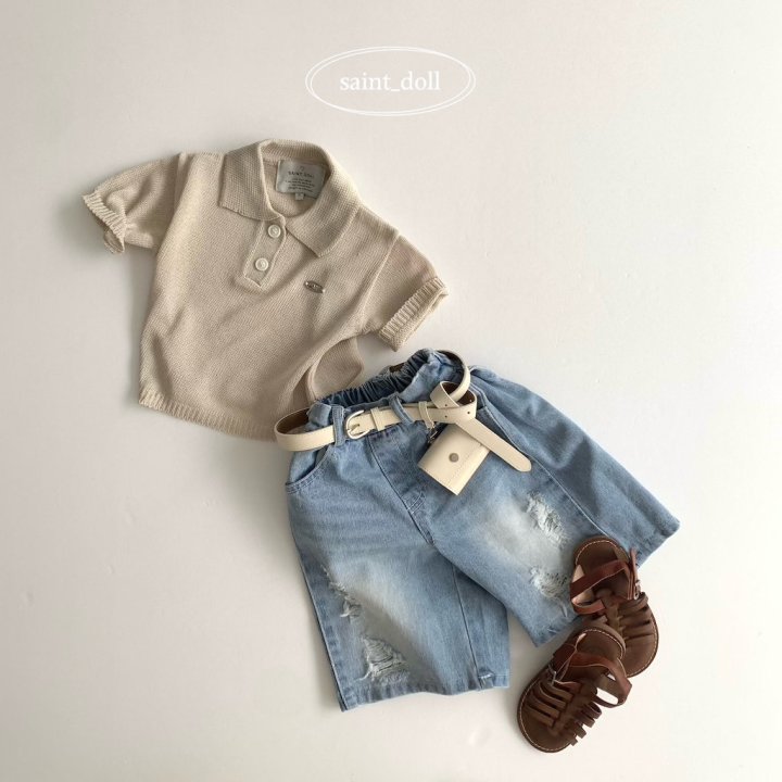Saint Doll - Korean Children Fashion - #discoveringself - Luno Denim Short Pants - 5