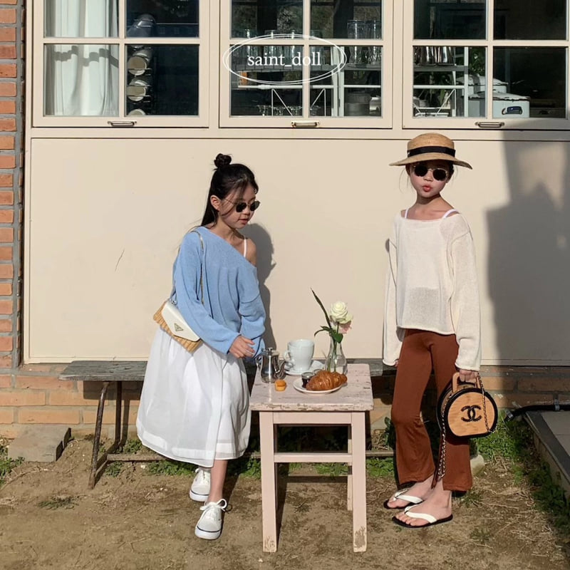 Saint Doll - Korean Children Fashion - #discoveringself - Boat Neck Knit