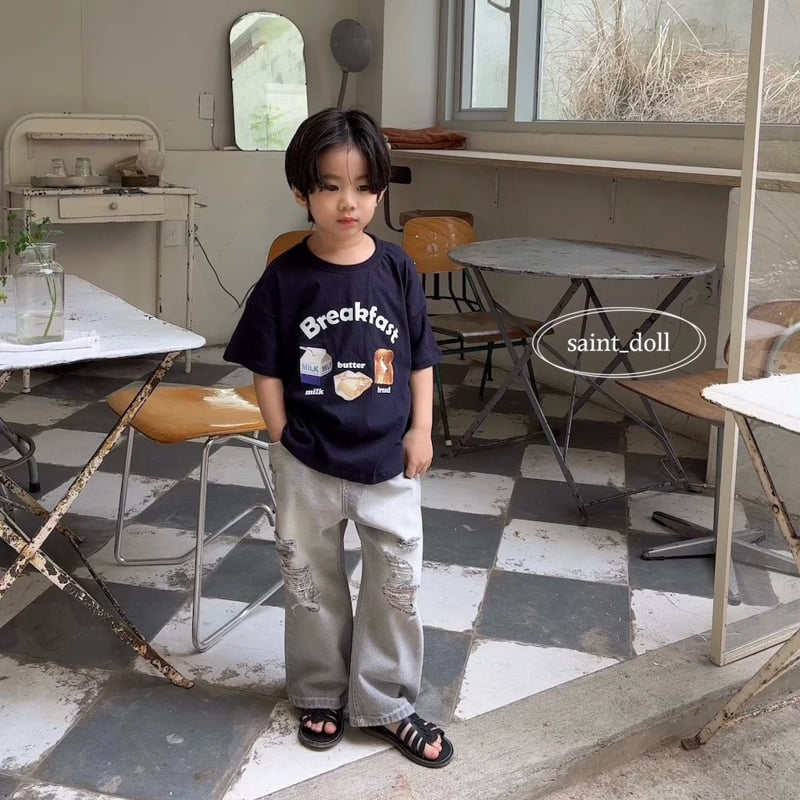 Saint Doll - Korean Children Fashion - #discoveringself - Breakfast Tee