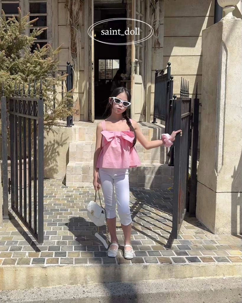 Saint Doll - Korean Children Fashion - #discoveringself - Ribbon Top Blouse - 8