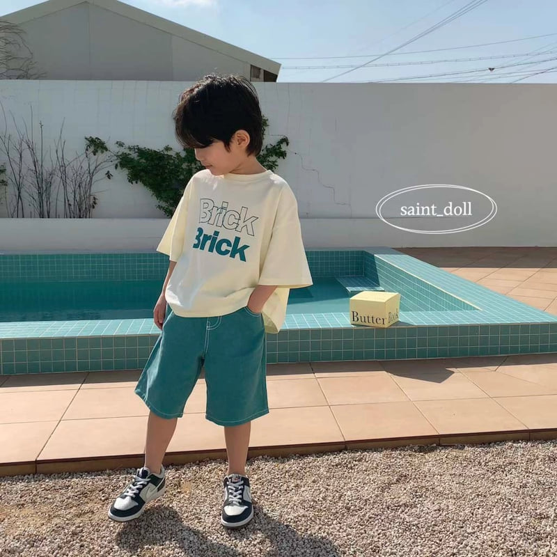 Saint Doll - Korean Children Fashion - #fashionkids - BRICK Tee - 6