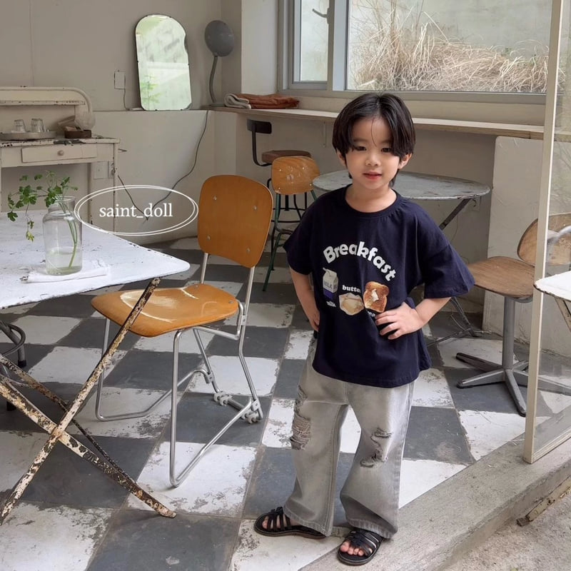 Saint Doll - Korean Children Fashion - #fashionkids - Breakfast Tee - 2