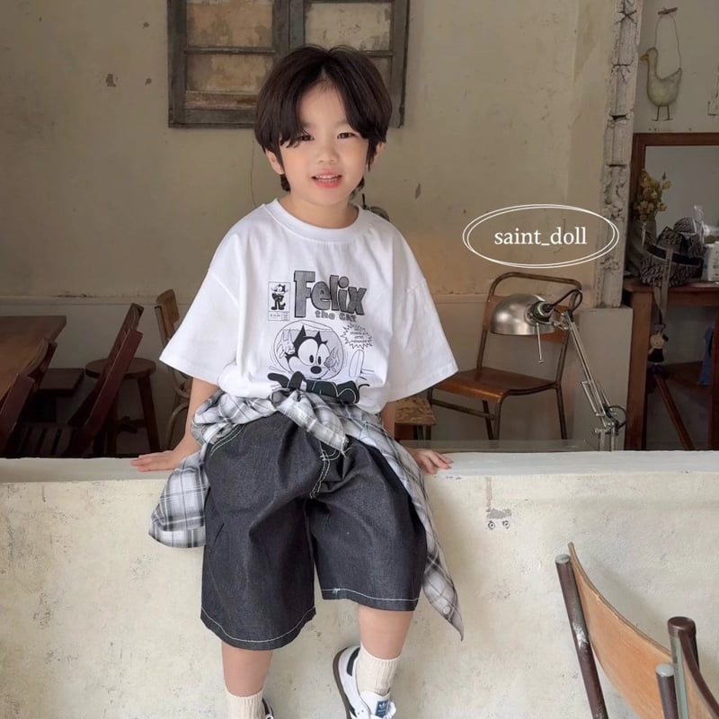 Saint Doll - Korean Children Fashion - #kidsshorts - Felix Tee - 9