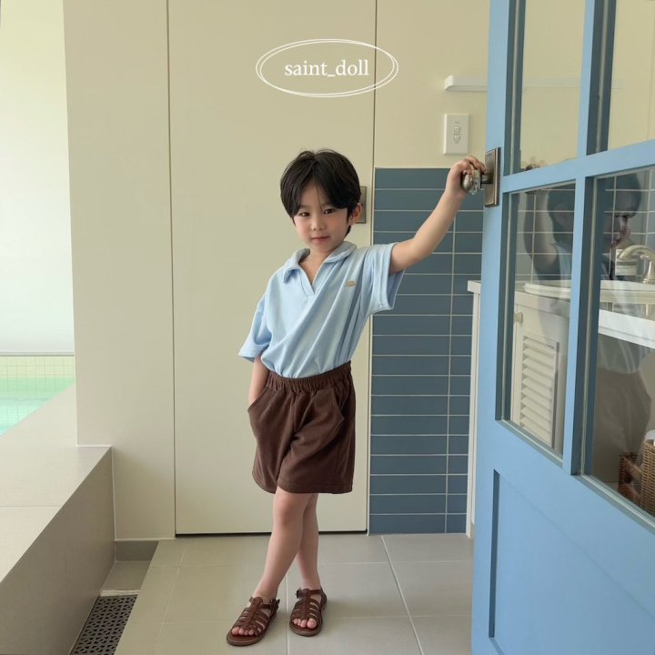 Saint Doll - Korean Children Fashion - #kidsshorts - Towel Pants - 9