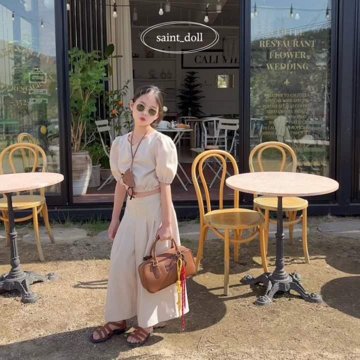Saint Doll - Korean Children Fashion - #kidsshorts - Wide Pleated Pants - 7