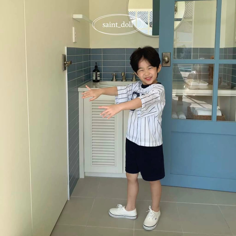 Saint Doll - Korean Children Fashion - #kidsshorts - Mesh Tee - 6