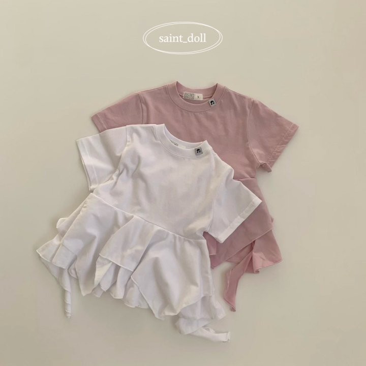 Saint Doll - Korean Children Fashion - #kidsshorts - Unbalanced Mini One-piece