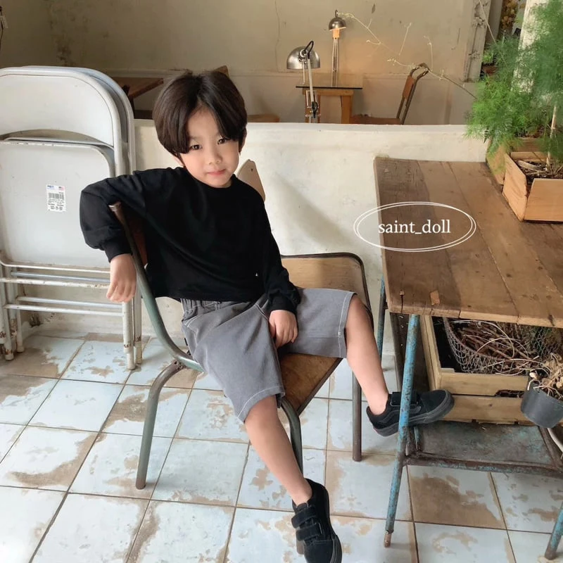 Saint Doll - Korean Children Fashion - #kidsstore - Linen Long Sleeve Tee - 10