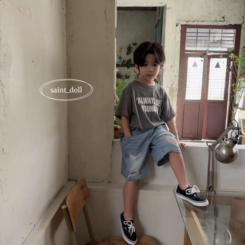 Saint Doll - Korean Children Fashion - #kidsstore - Pig Cotton BYE Tee - 2