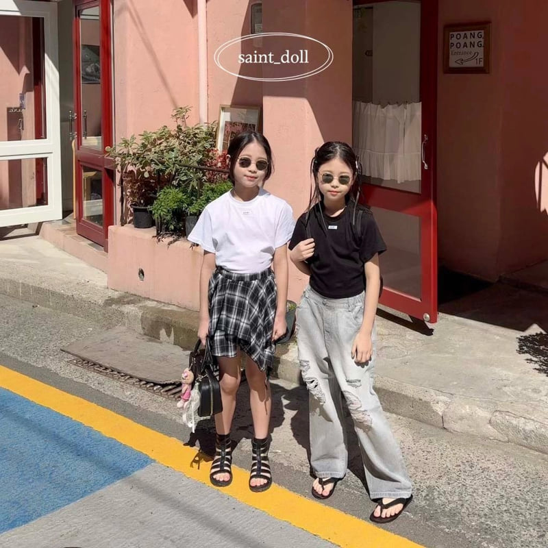 Saint Doll - Korean Children Fashion - #kidsstore - String Tee - 6