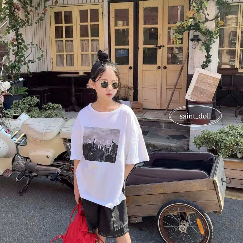 Saint Doll - Korean Children Fashion - #kidsstore - New York Tee - 2