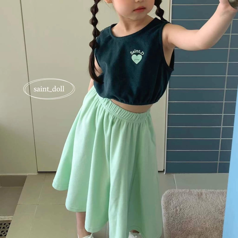Saint Doll - Korean Children Fashion - #kidsstore - Petit Banding Sleeveless - 9