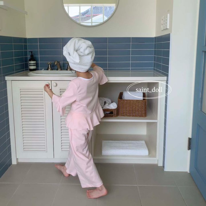 Saint Doll - Korean Children Fashion - #kidsstore - Ribbon Pajamas Set - 7