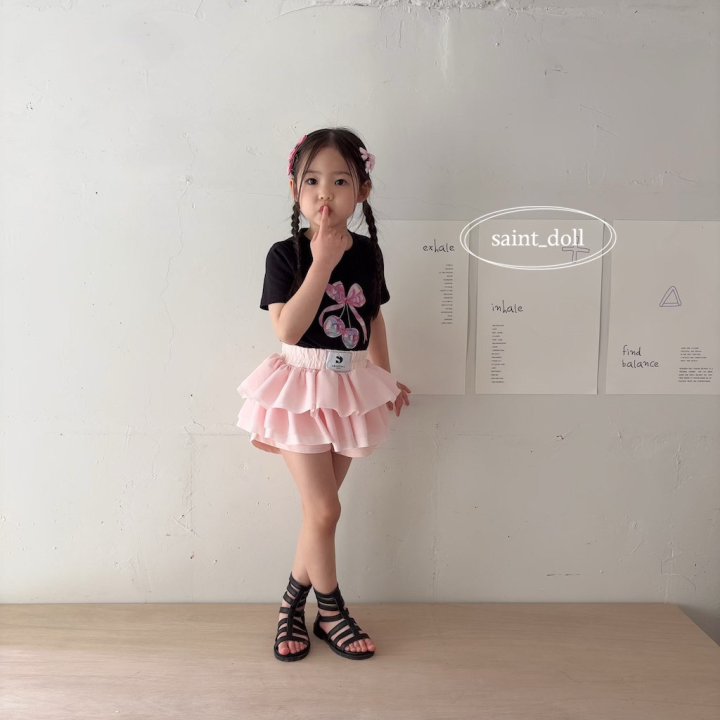 Saint Doll - Korean Children Fashion - #kidsstore - Petite Frill Half Pants - 7