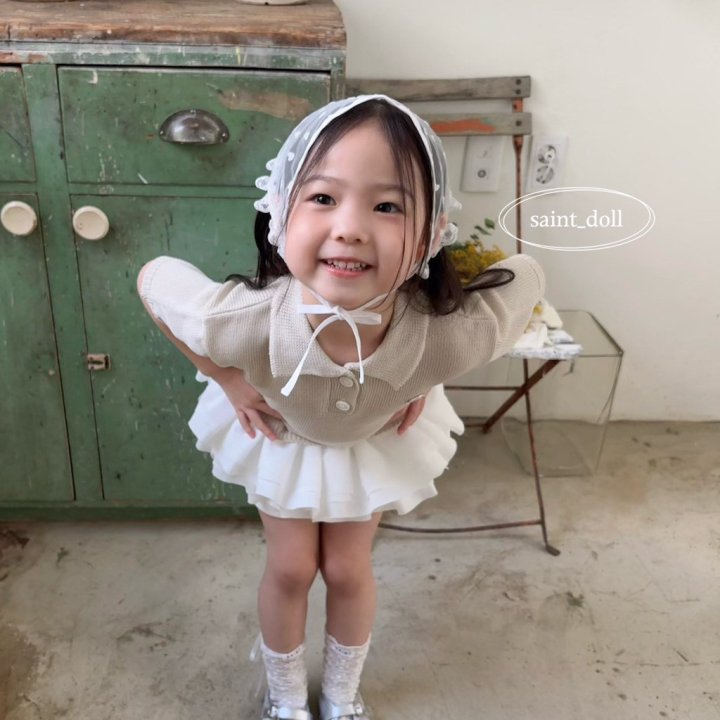 Saint Doll - Korean Children Fashion - #kidzfashiontrend - Lace Bonnet - 6