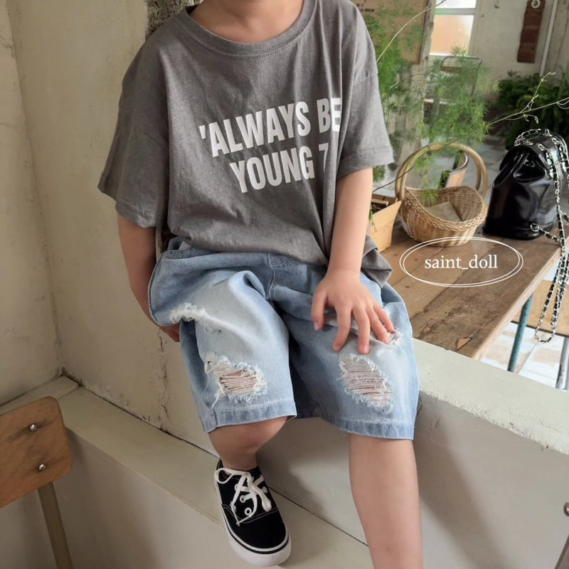 Saint Doll - Korean Children Fashion - #kidzfashiontrend - Pig Cotton BYE Tee - 3