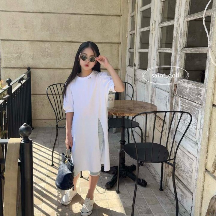 Saint Doll - Korean Children Fashion - #kidzfashiontrend - Slit Long Tee - 7