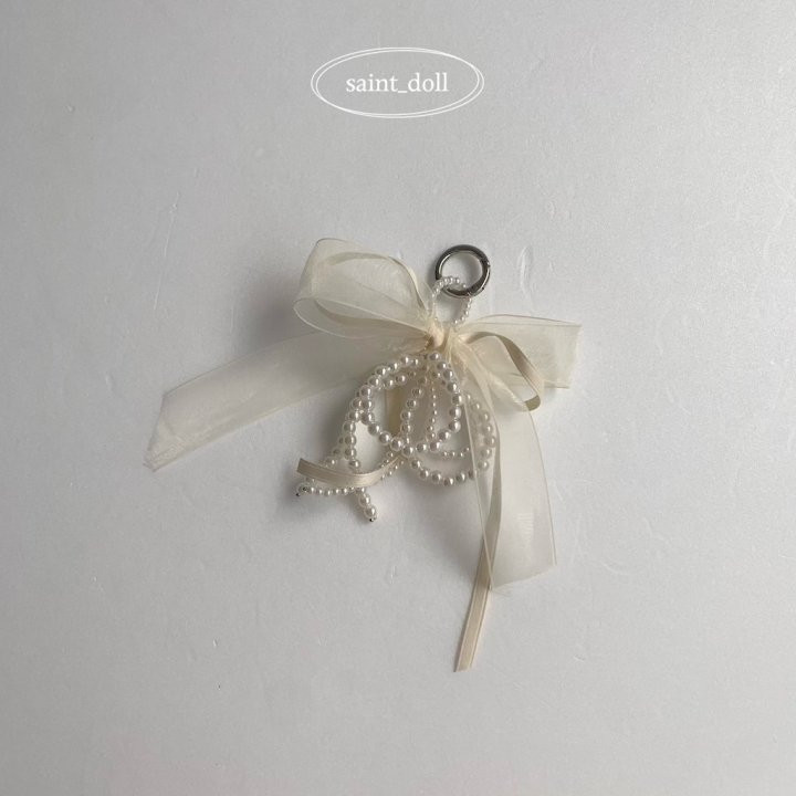 Saint Doll - Korean Children Fashion - #littlefashionista - Pearl Lace Keyring - 3