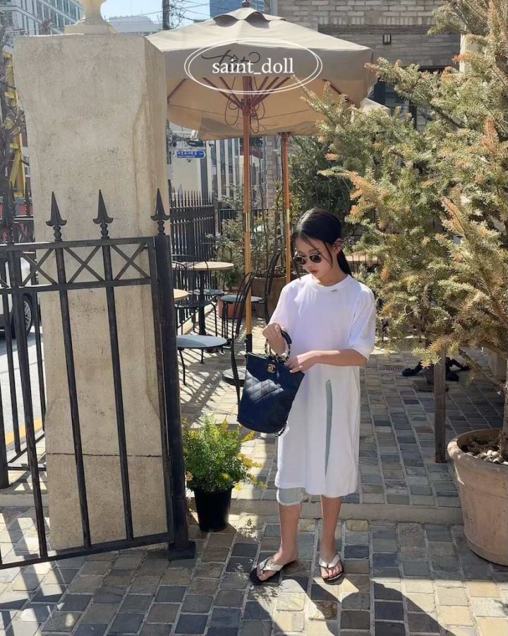 Saint Doll - Korean Children Fashion - #littlefashionista - Slit Long Tee - 9