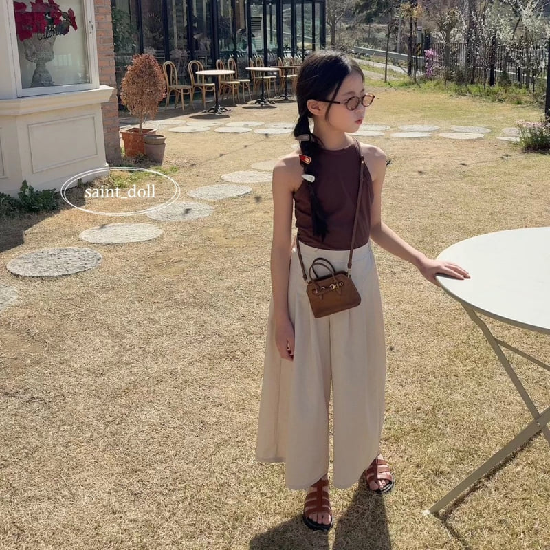 Saint Doll - Korean Children Fashion - #Kfashion4kids - Halter Neck Tee - 4