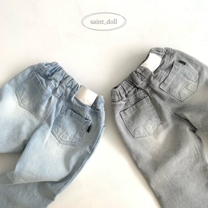 Saint Doll - Korean Children Fashion - #littlefashionista - Damage Denim Pants - 7