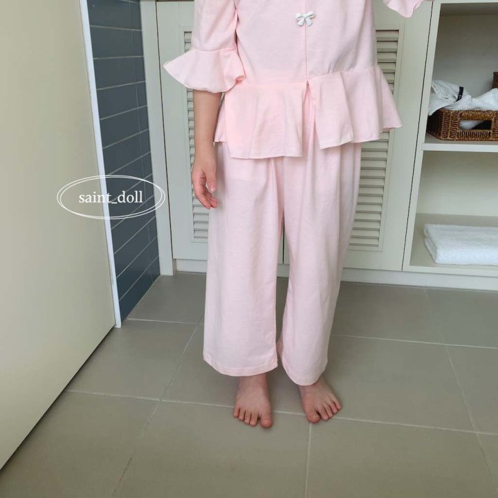 Saint Doll - Korean Children Fashion - #littlefashionista - Ribbon Pajamas Set - 10