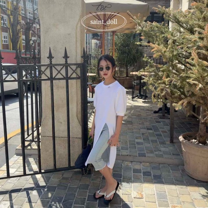 Saint Doll - Korean Children Fashion - #magicofchildhood - Slit Long Tee - 10